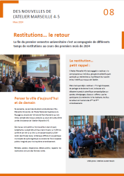 Restitutions ... le retour - Atelier du 4/5 - Ville en Transitions