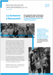 La Sorbonne à Beausoleil ! Une exposition photo interactive au CMA Beausoleil - Atelier du 4/5 - Ville en Transitions