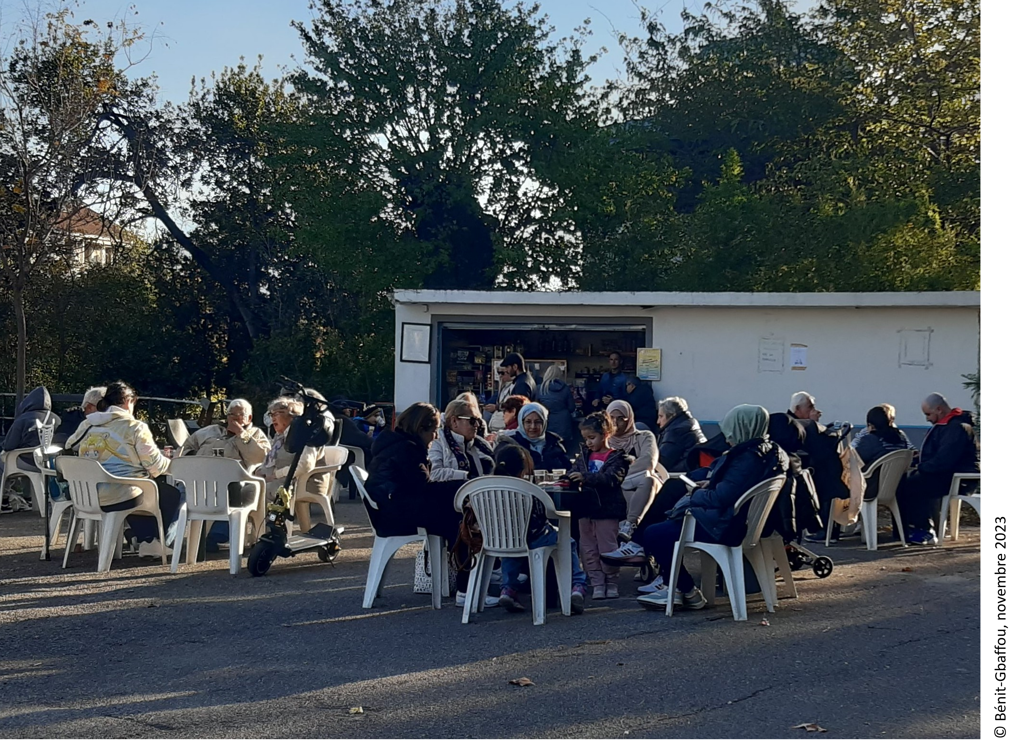 Les usagers des buvettes du Parc Longchamp - Atelier du 4/5 - Ville en Transitions