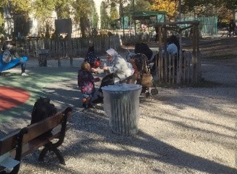 Les assistantes maternelles au sein du parc Longchamp - Atelier du 4/5 - Ville en Transitions